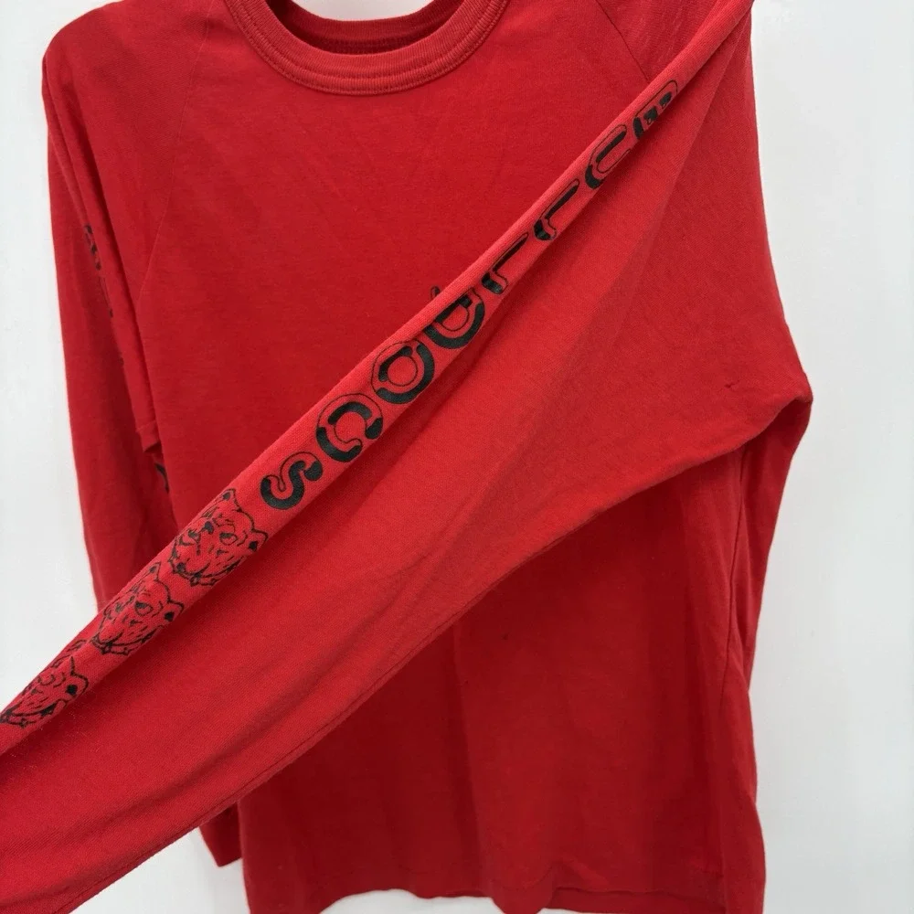 Le‎ Mars Iowa Vintage Sports/Gym Long Sleeve Shirt Single Stich Size Medium